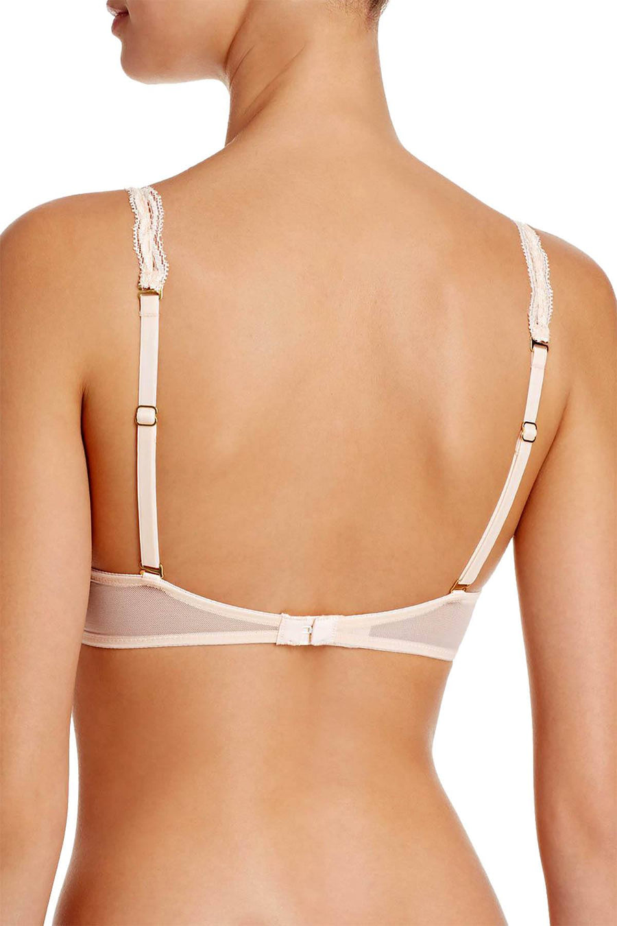 Natori Tulle/Cashmere Feathers Wireless Sheer Lace Bra