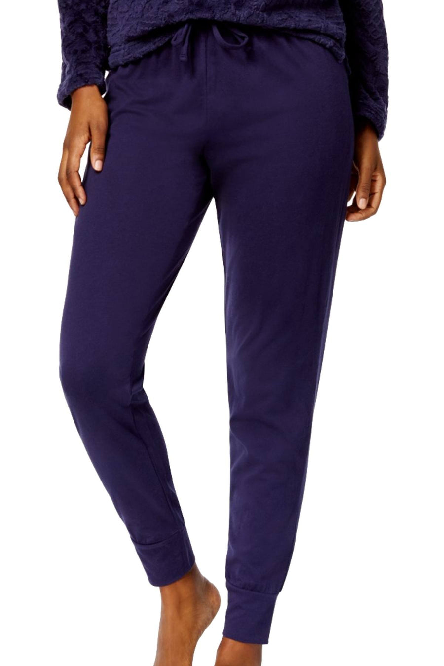 Nautica Eclipse Plush/Textured Lounge Top and Jogger Pant Set