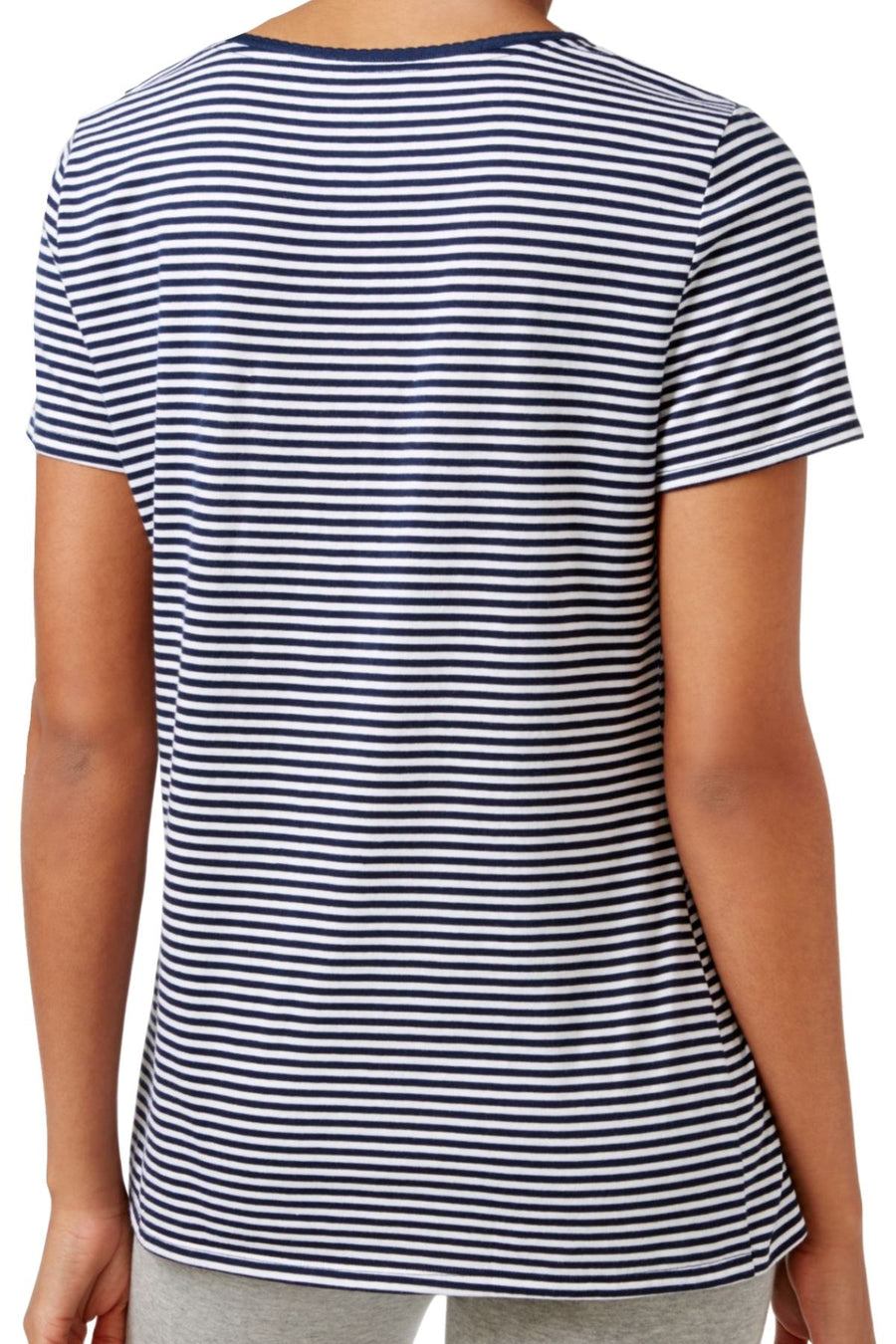 Nautica Maritime-Navy Striped Lounge Tee