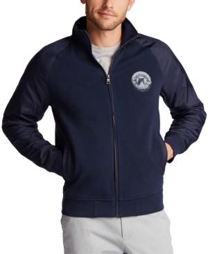 Nautica Men's Blue Sail Competition Bomber Jacket