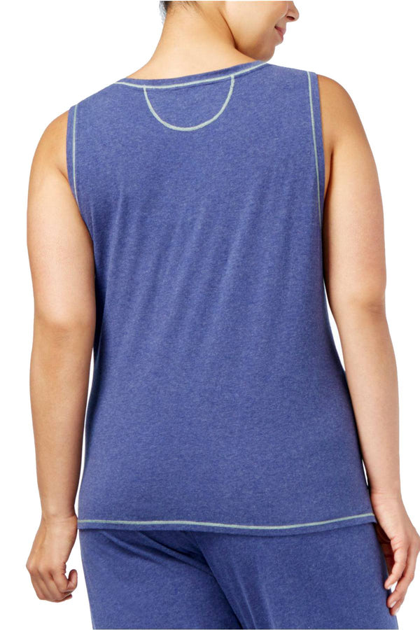 Nautica Navy-Heather Brushed-Jersey Lounge Tank