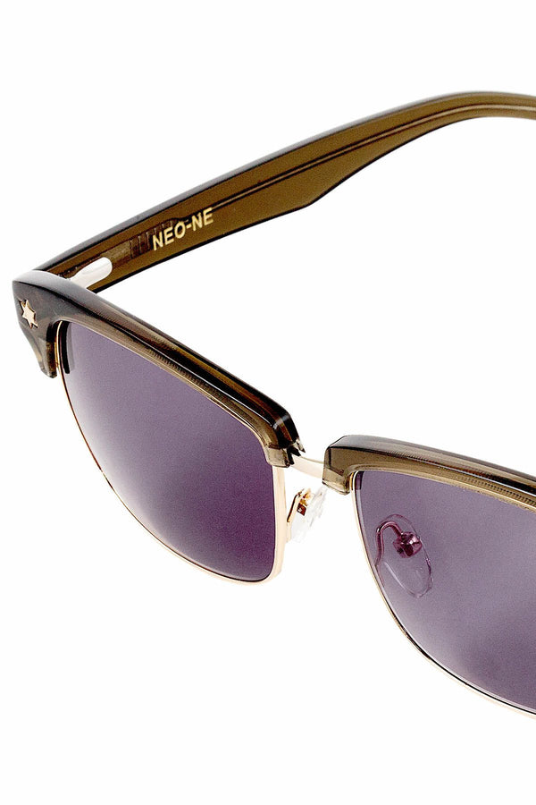 Neo-Ne Olive Green U+2721 Sunglasses