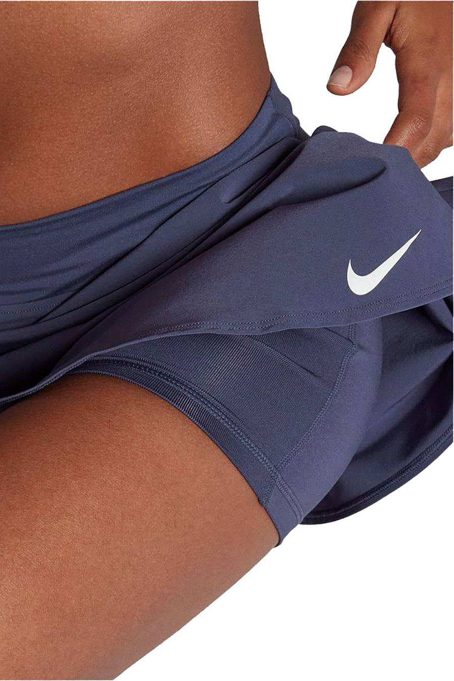 Nike Blue-Recall Court Flex Pure Flouncy Tennis Skirt