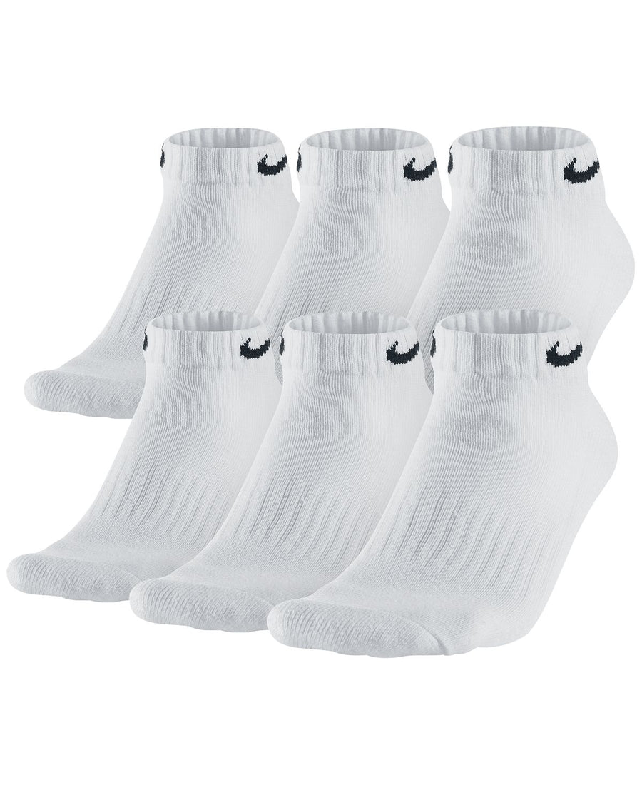 Nike Cotton Low-cut Socks 6-pack White