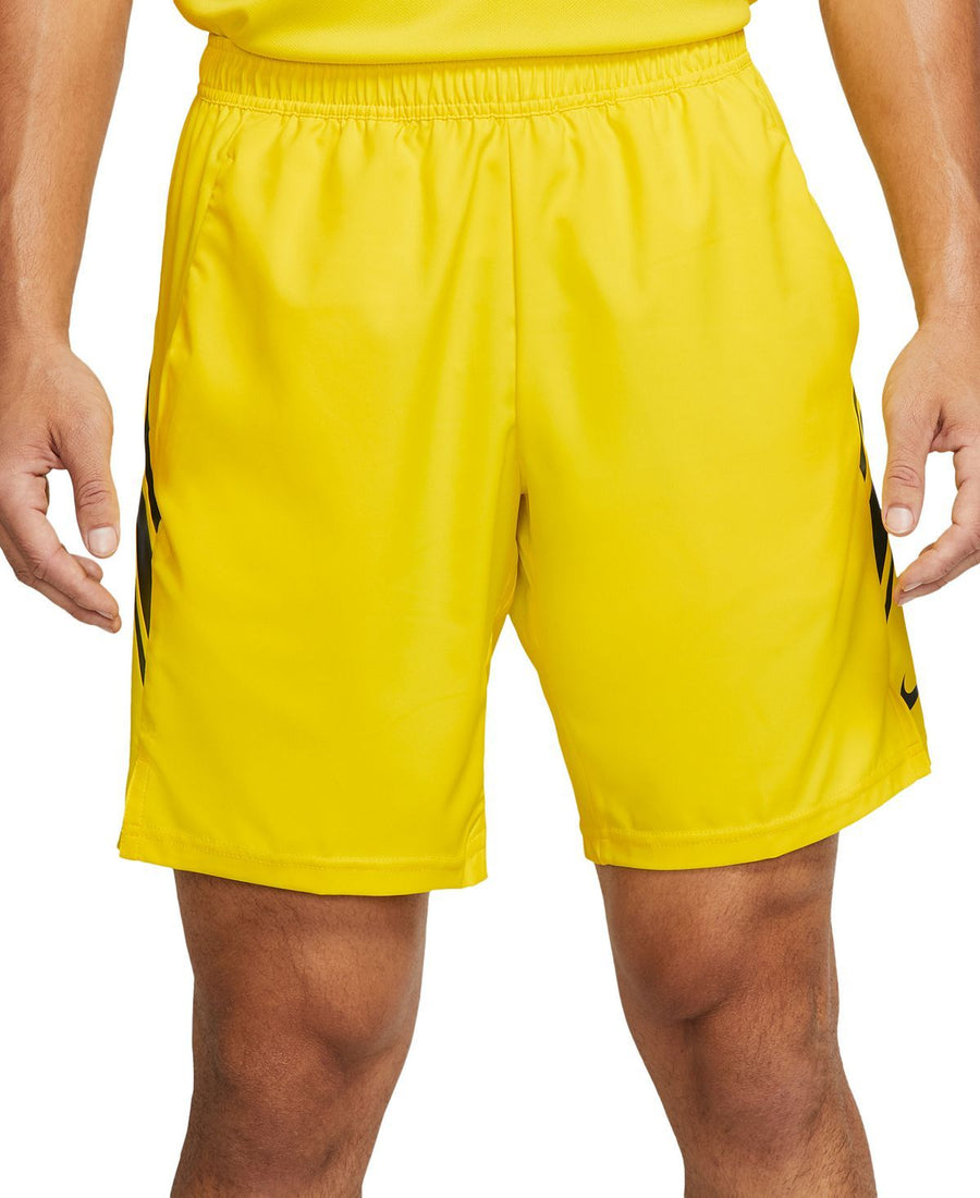Nike Court Dry 9" Tennis Shorts Opti Yellow