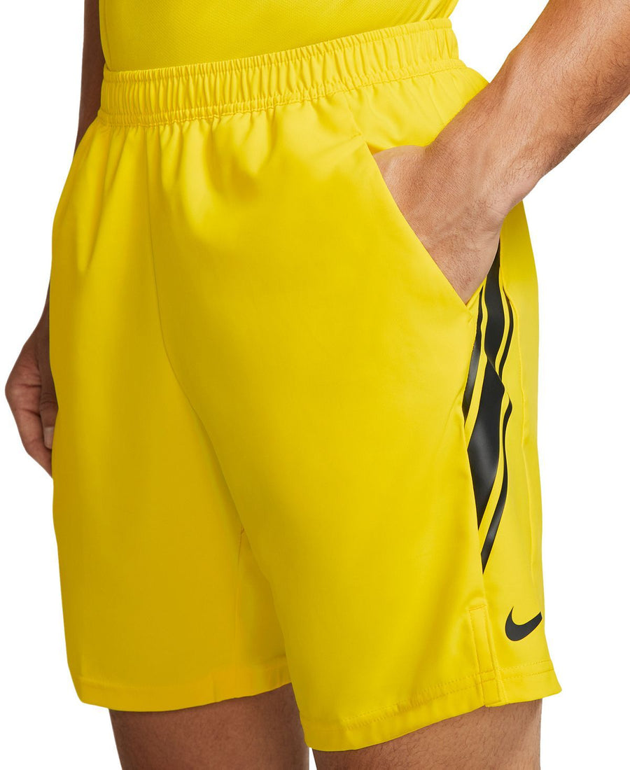 Nike Court Dry 9" Tennis Shorts Opti Yellow