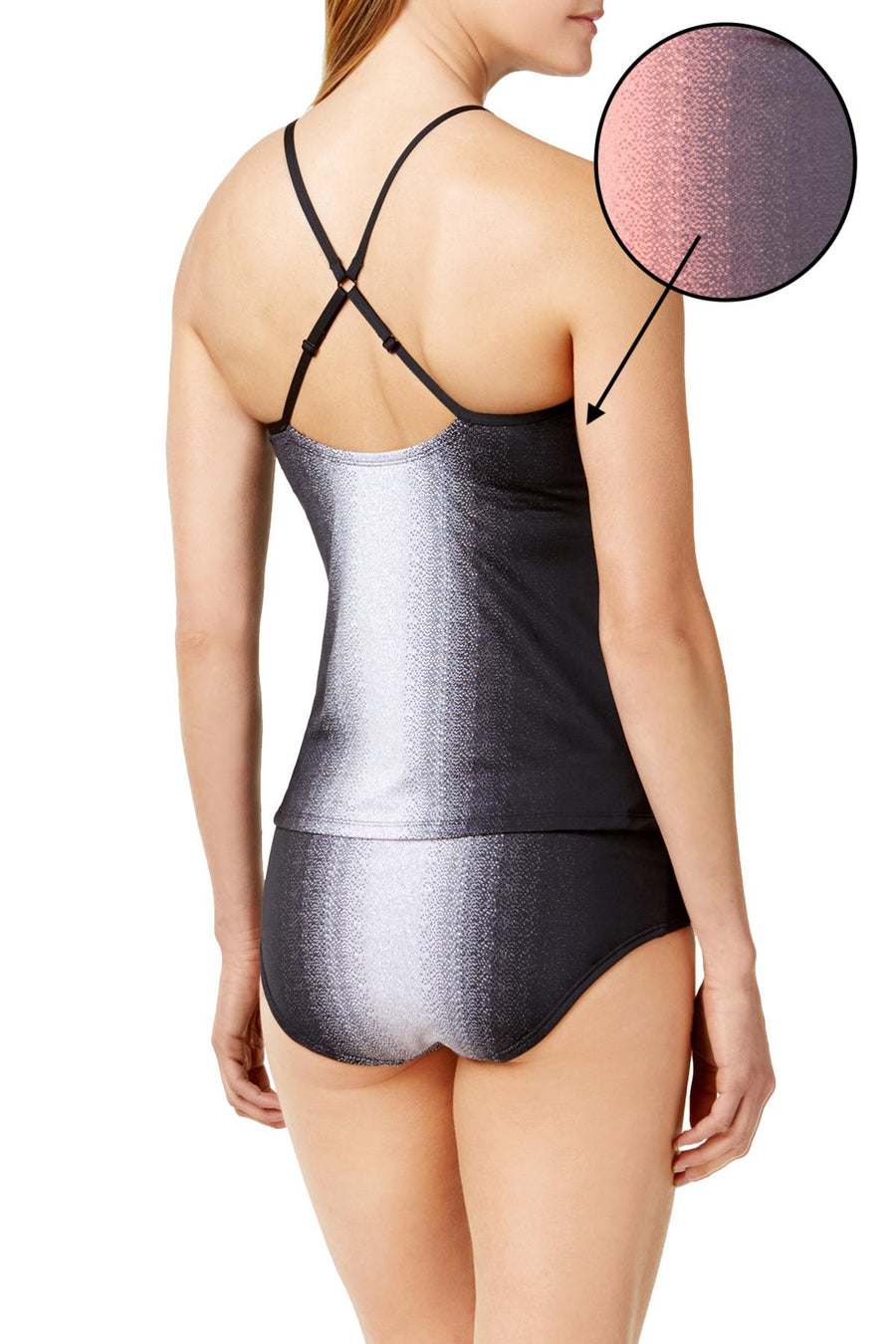 Nike Crimson Pulse/Black Ombré Hipster Bikini Bottom
