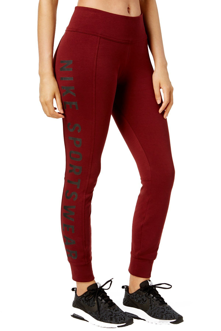 Nike Dark Team-Red Sportswear Essential High-Rise Legging