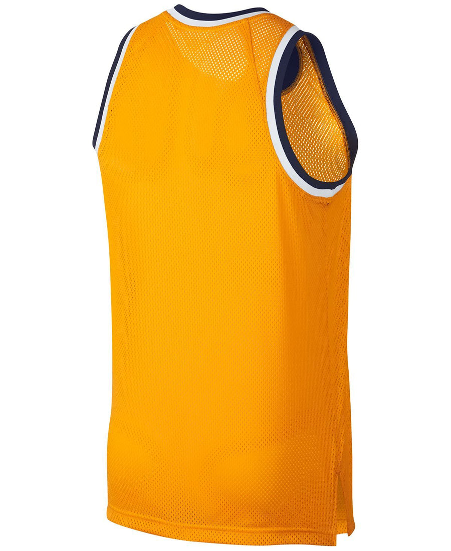 Nike Dri-fit Mesh Basketball Jersey Uni Gold