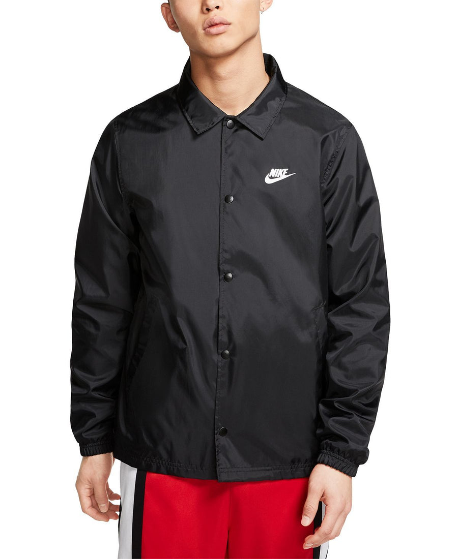 Nike Just Do It Coaches Jacket Black/White