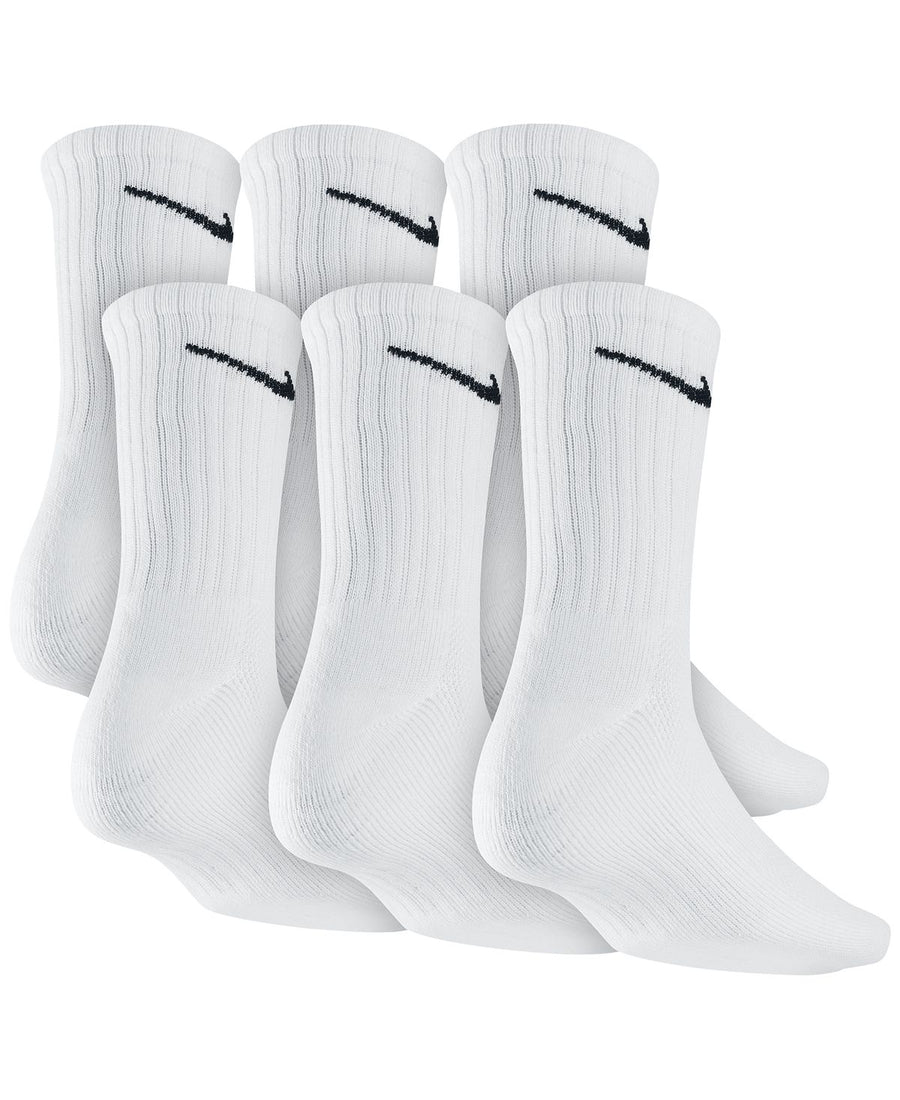 Nike Socks Dri Fit Crew 6 Pairs White