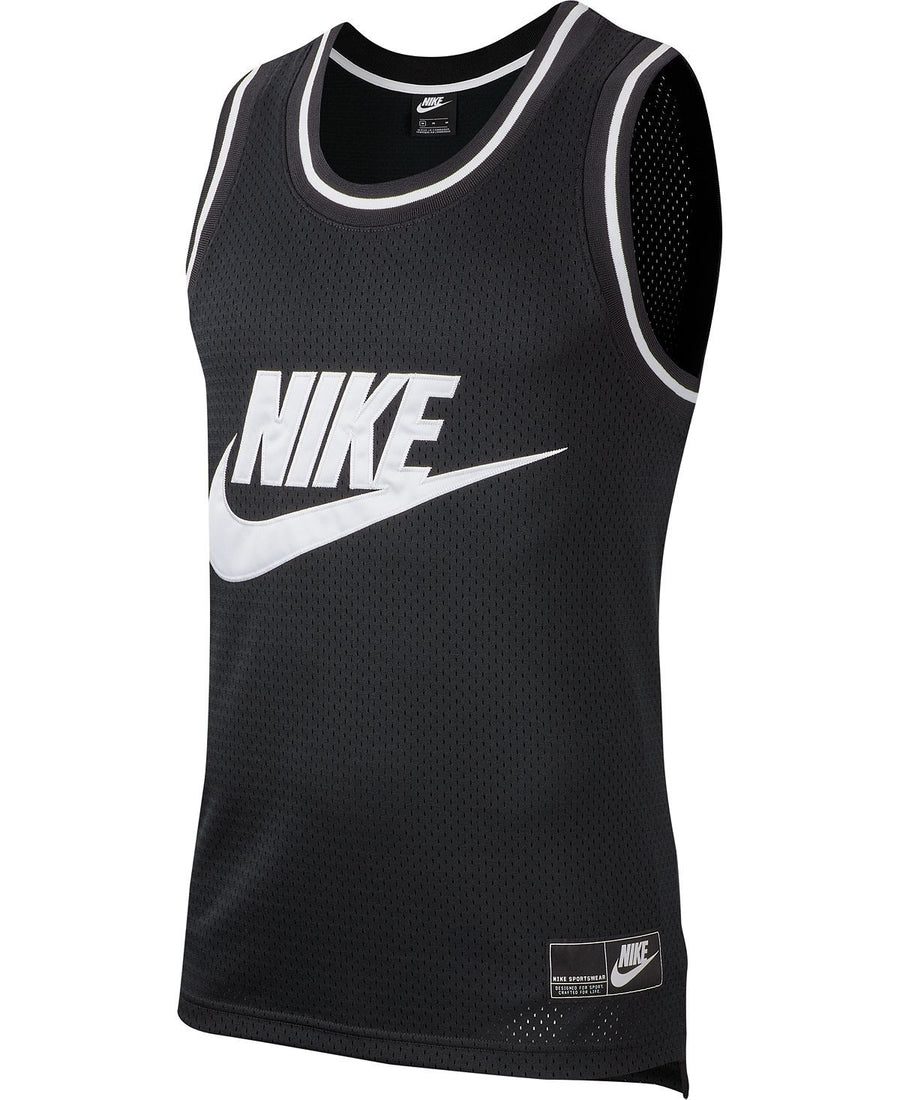 Nike Sportswear Mesh Logo Tank Top Black/White