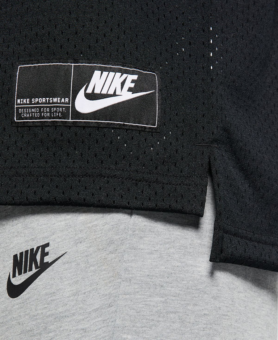 Nike Sportswear Mesh Logo Tank Top Black/White
