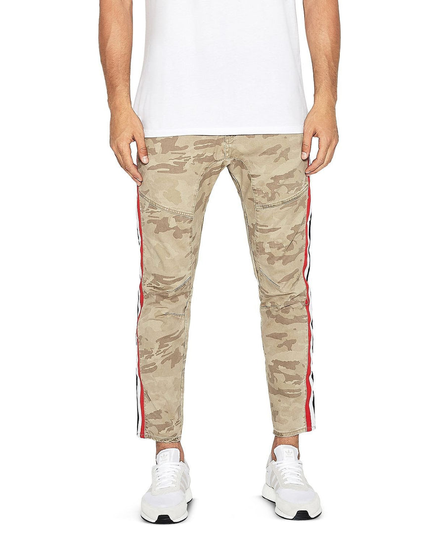 Nxp Sergeant Camouflage Stripe Slim Fit Moto Pants Sandstorm Camo