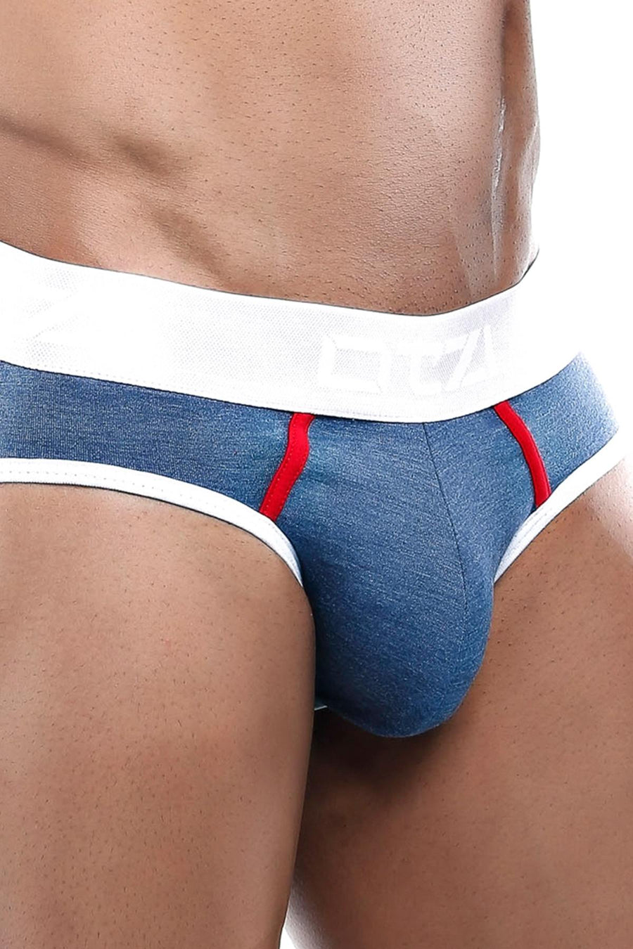 OTZI Blue Jasper/White Contrast Jock Brief