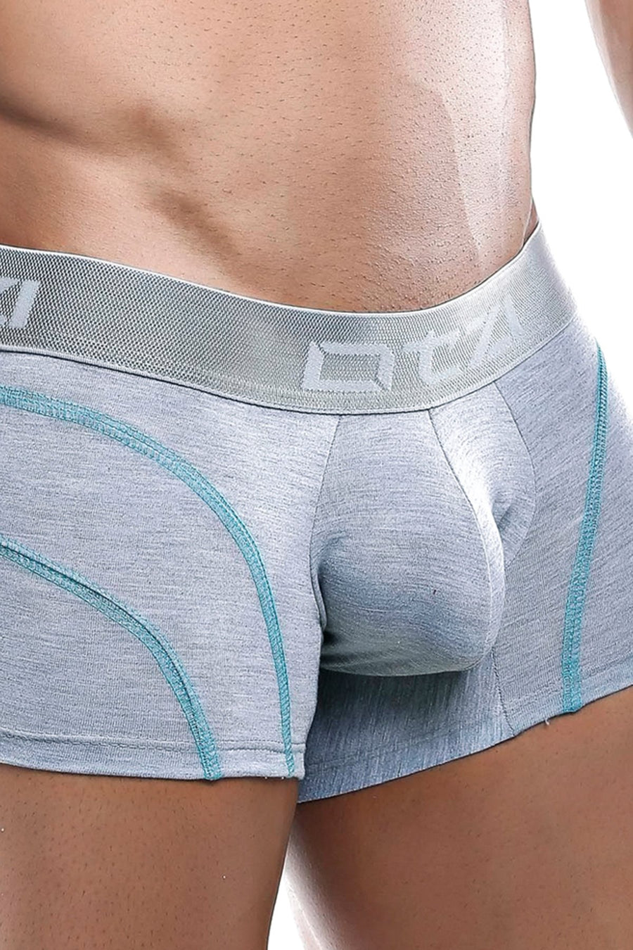 OTZI Grey Jasper/Turquoise Contrast Stitch Trunk