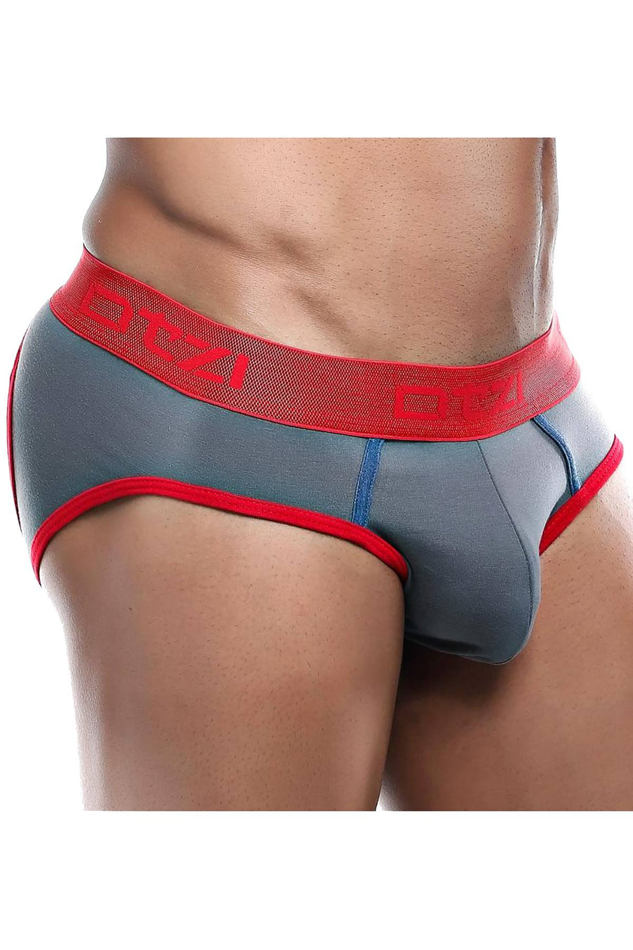 OTZI Grey/Red Contrast Jock Brief