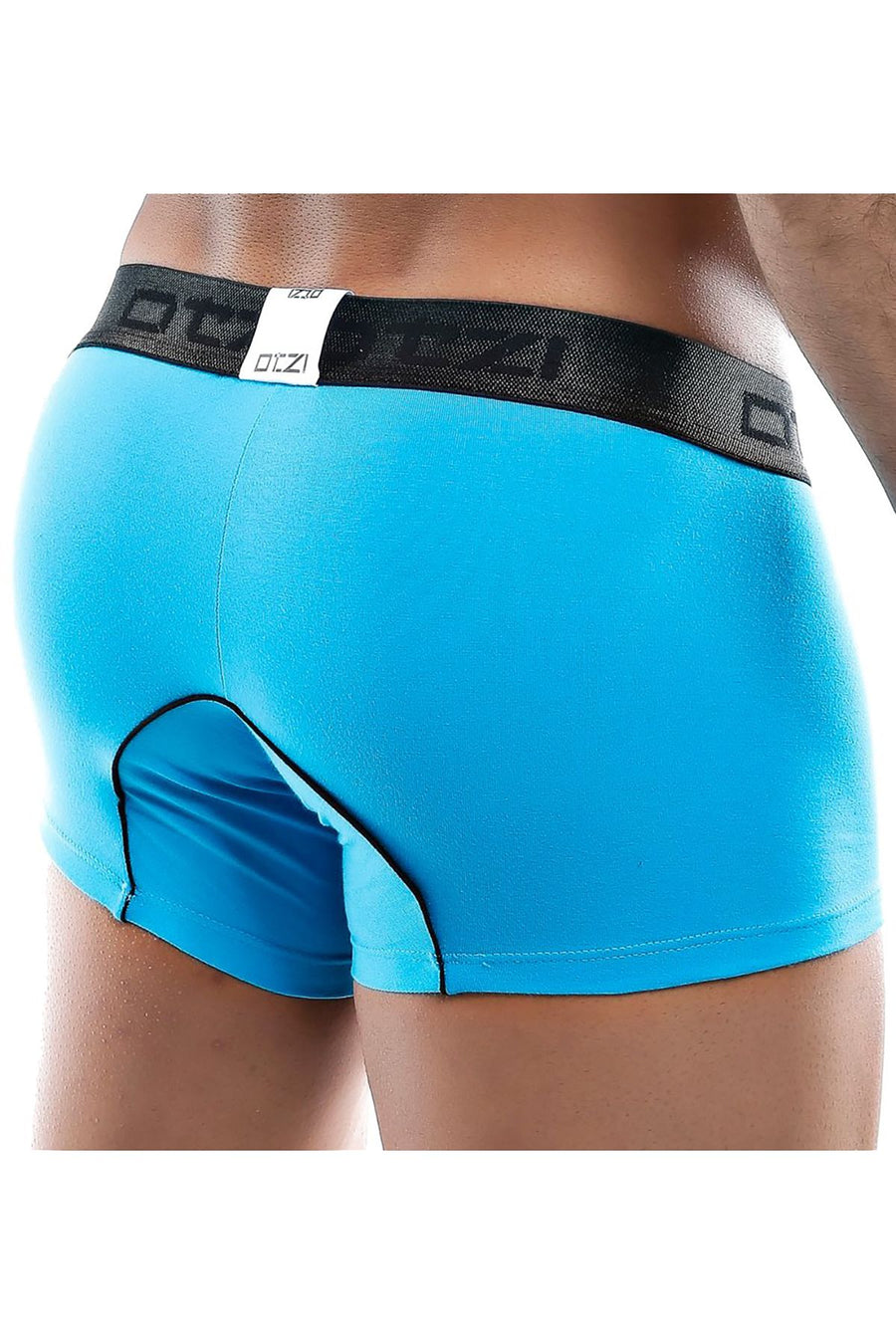 OTZI Turquoise/Black Contrast Cotton Trunk