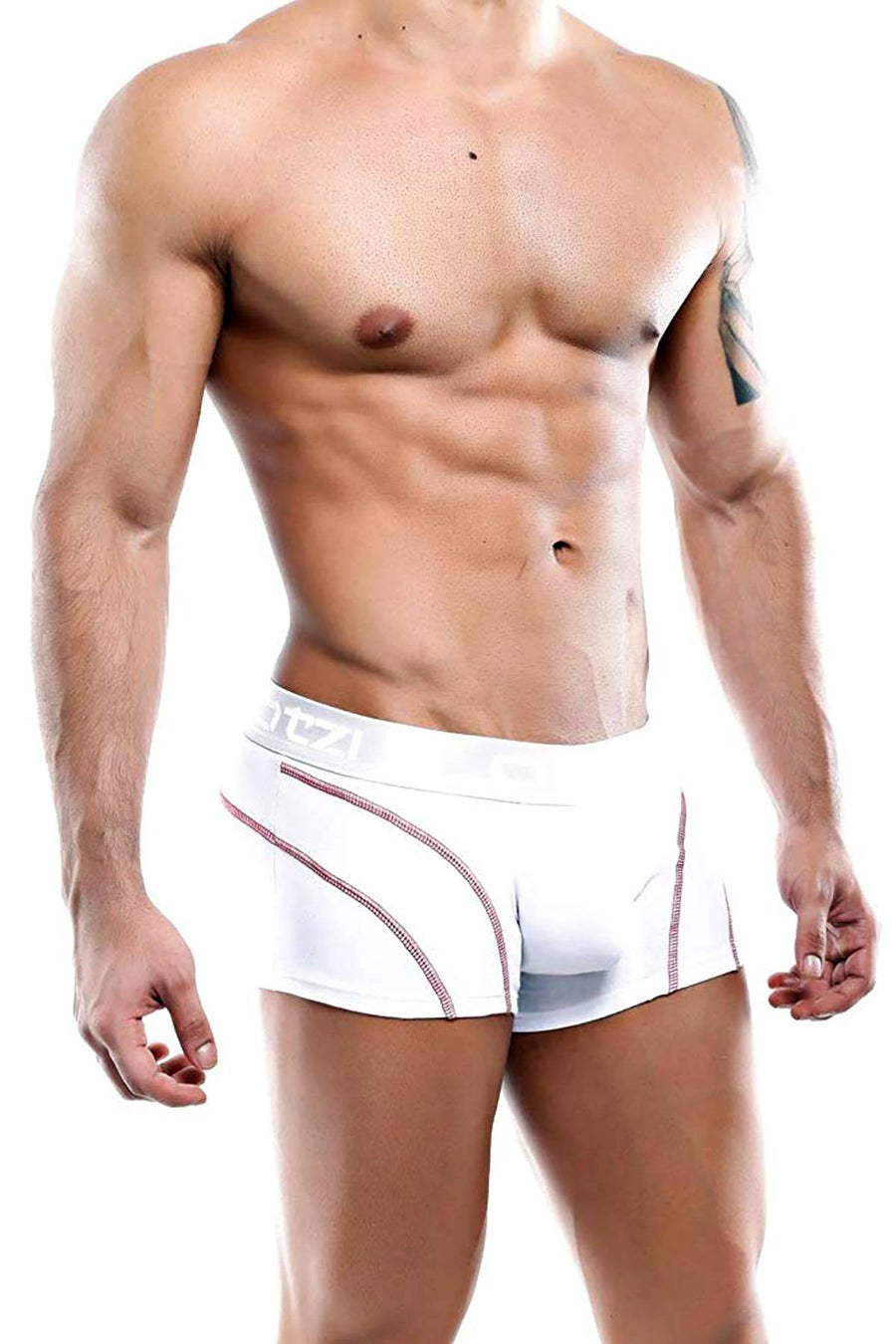 OTZI White/Red Contrast Stitch Trunk
