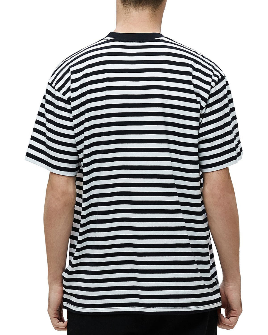 Obey Icon Box Striped Tee Black Multi