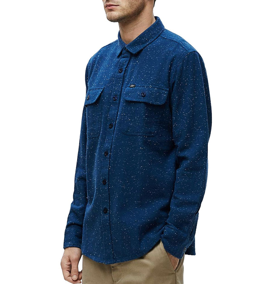 Obey Jasper Slim Fit Shirt Navy