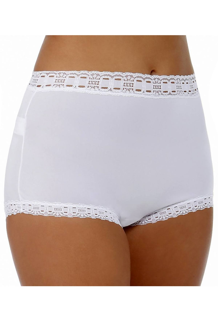 Olga White Secret Hug Fashion Scoops Brief Panty