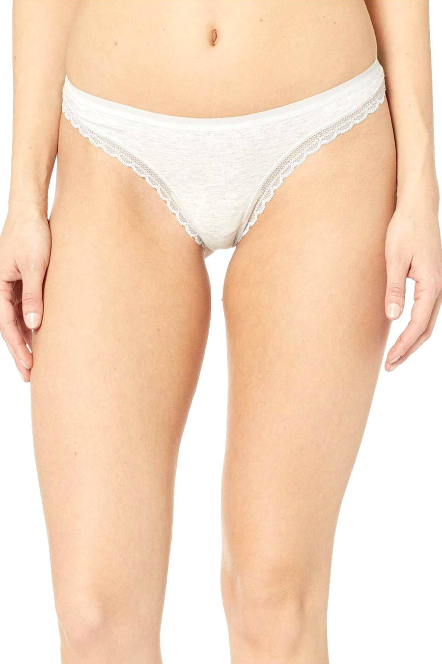 OnGossamer Heather Grey Cabana Cotton Hip G Thong