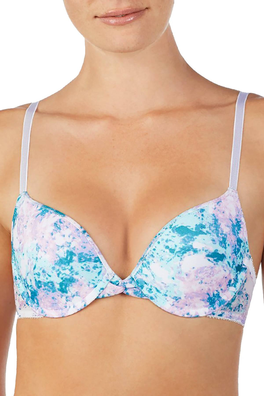 OnGossamer Marble Skies 'Triple Mesh Bump It Up' Underwire Push-Up Bra