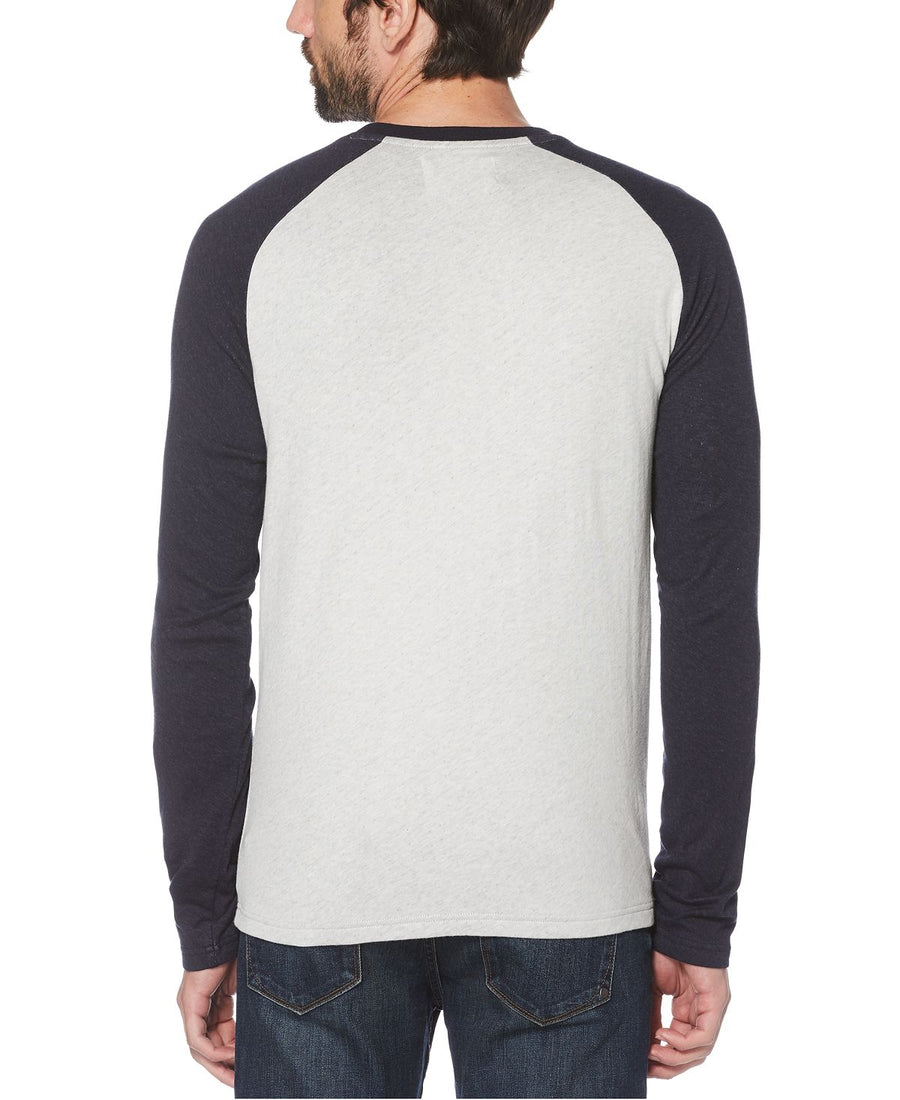 Original Penguin Colorblocked Jacquard T-shirt Light Grey Melange
