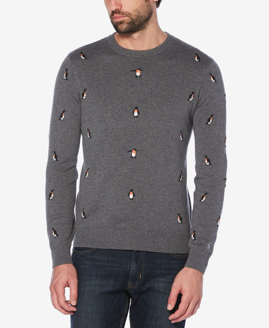 Original Penguin Penguin Sweater Dark Charcoal Heather