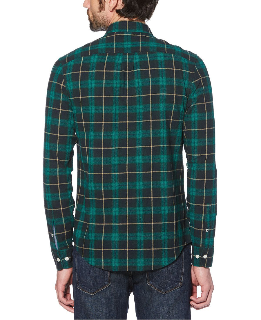 Original Penguin Plaid Shirt Dark Sapphire