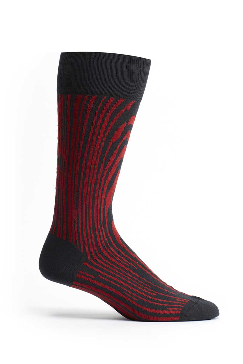 Ozone Grey Dual Grain Crew Sock