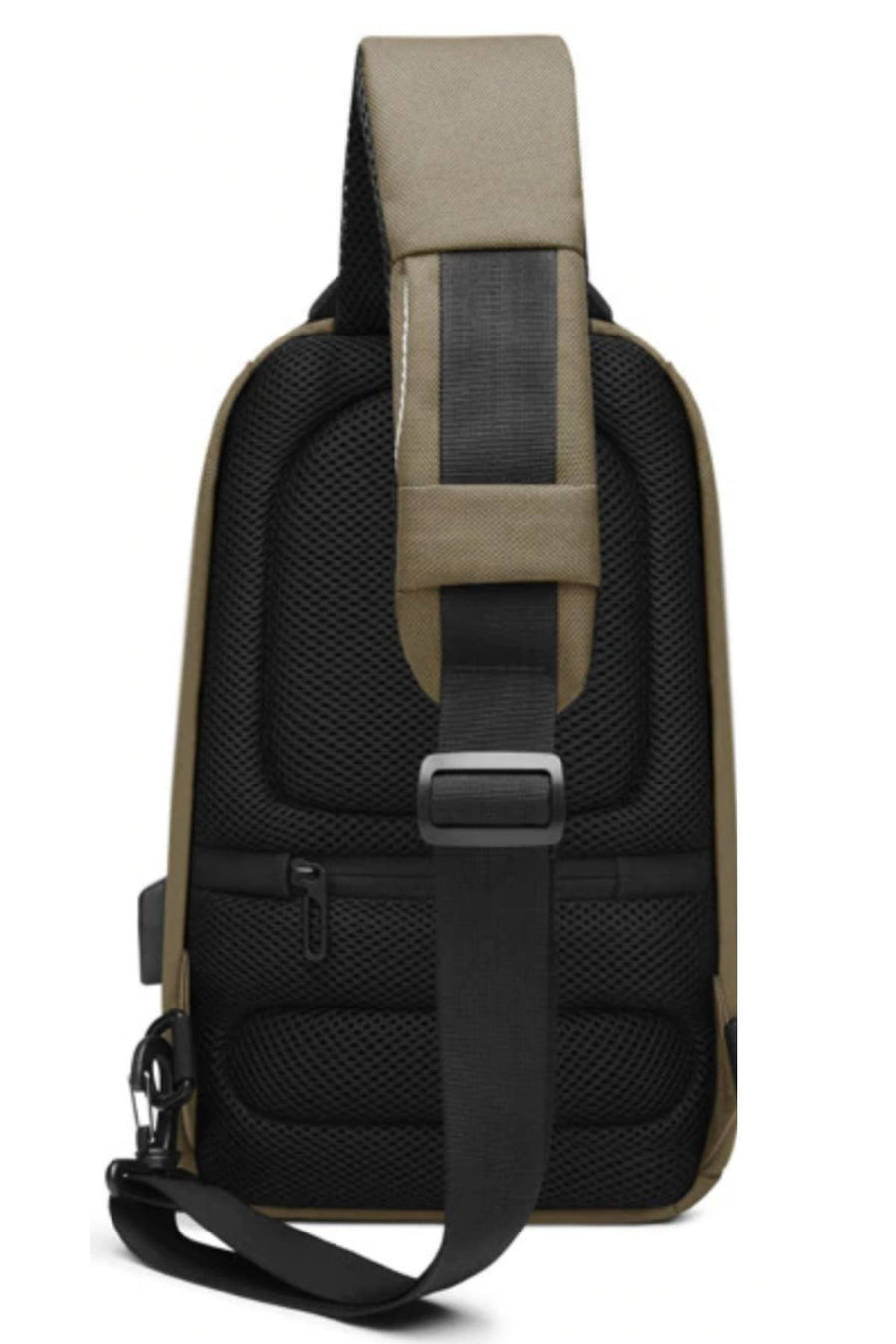 Ozuko Army-Green Waterproof Crossbody Single Shoulder Bag