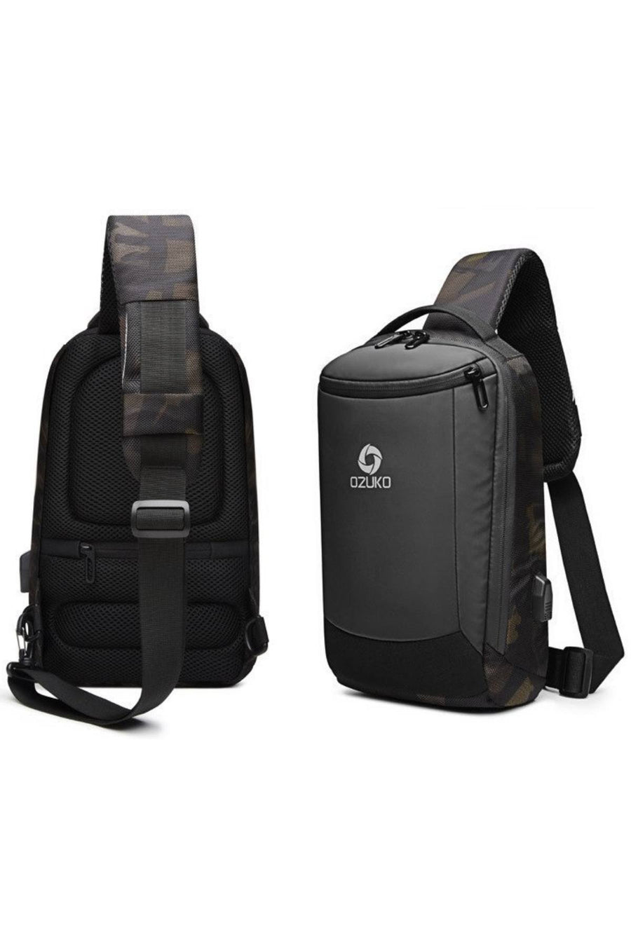 Ozuko Camo Waterproof Crossbody Single Shoulder Bag