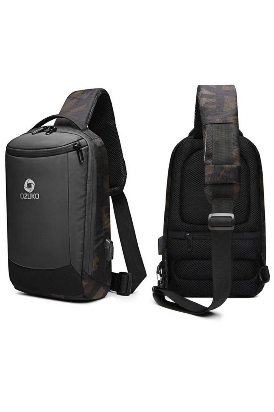Ozuko Camo Waterproof Crossbody Single Shoulder Bag