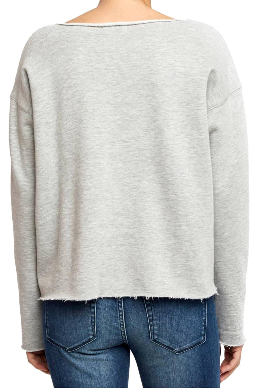 PJ Salvage Heather-Grey Star-Light Sweatshirt