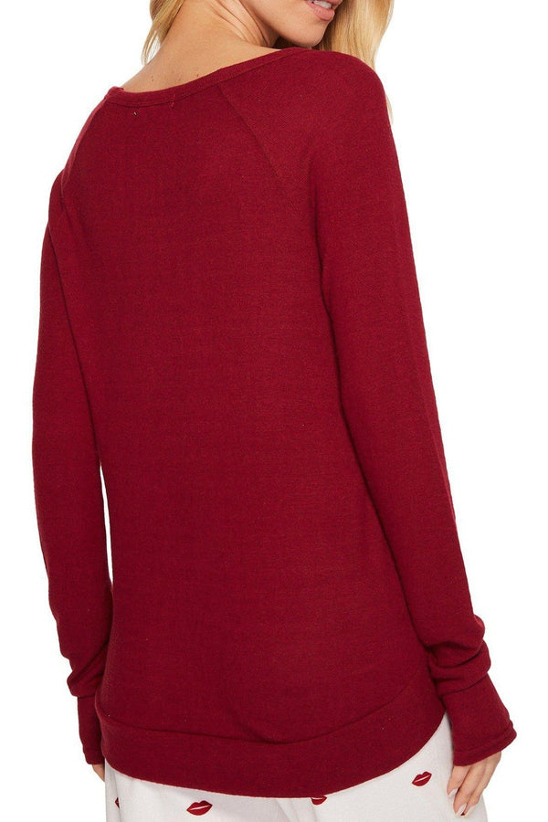 PJ Salvage Wine Love-You-To-Death Lounge Top