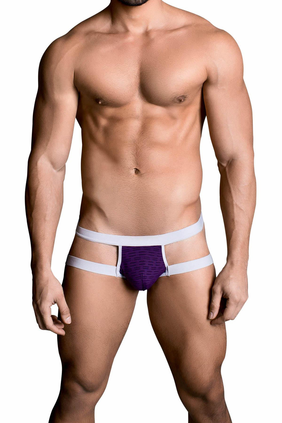 PPÜ Purple/Grey Cut-Out Brief