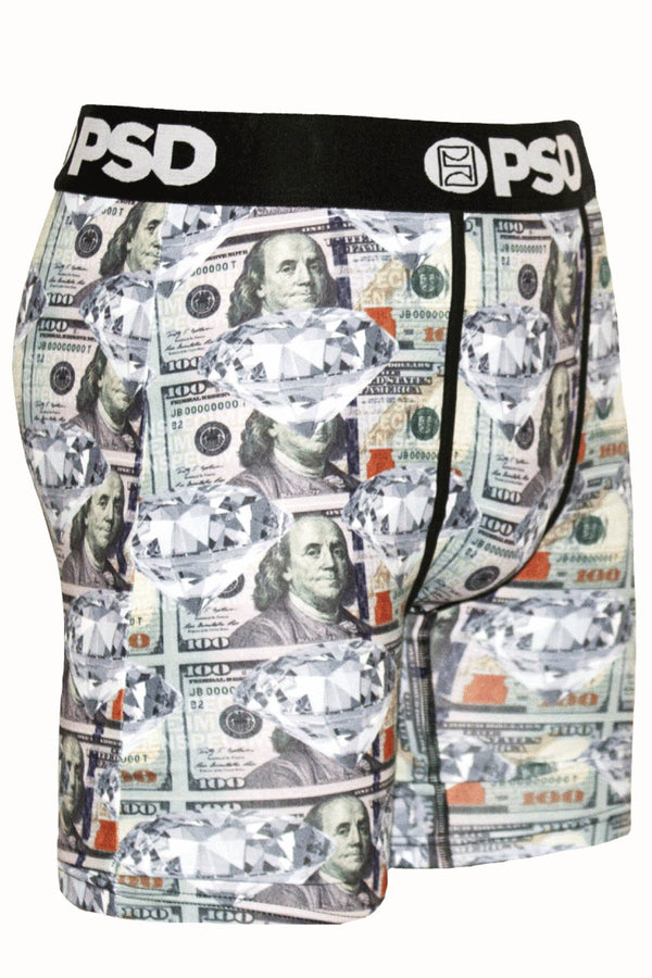 PSD Green Money-Diamond Boxer Brief
