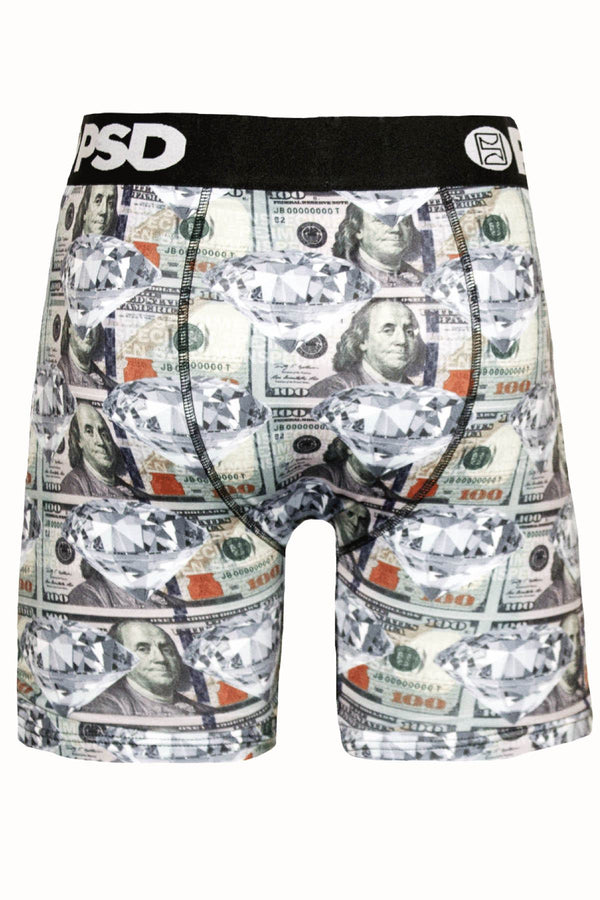 PSD Green Money-Diamond Boxer Brief
