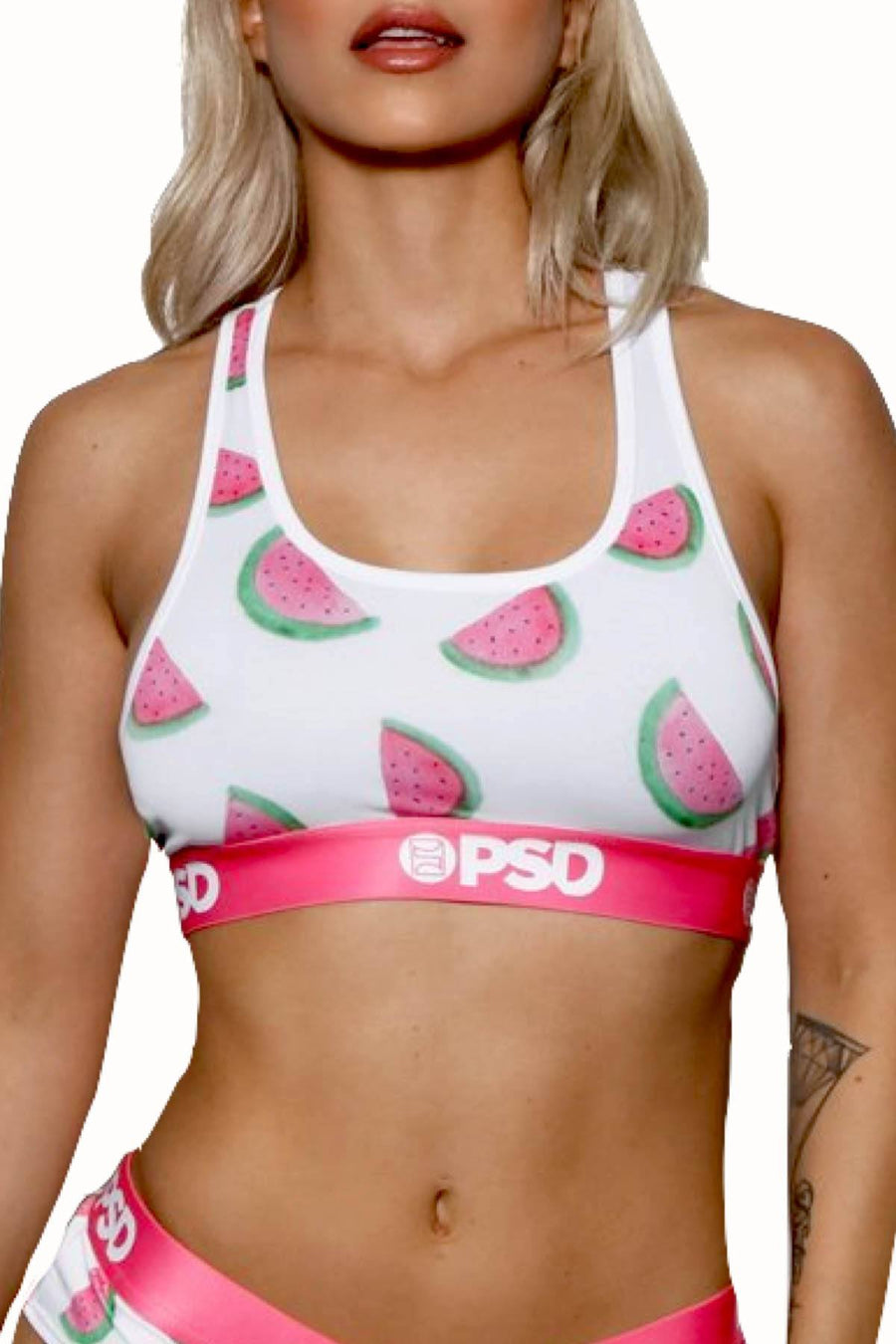 PSD White Watermelon Sports Bra