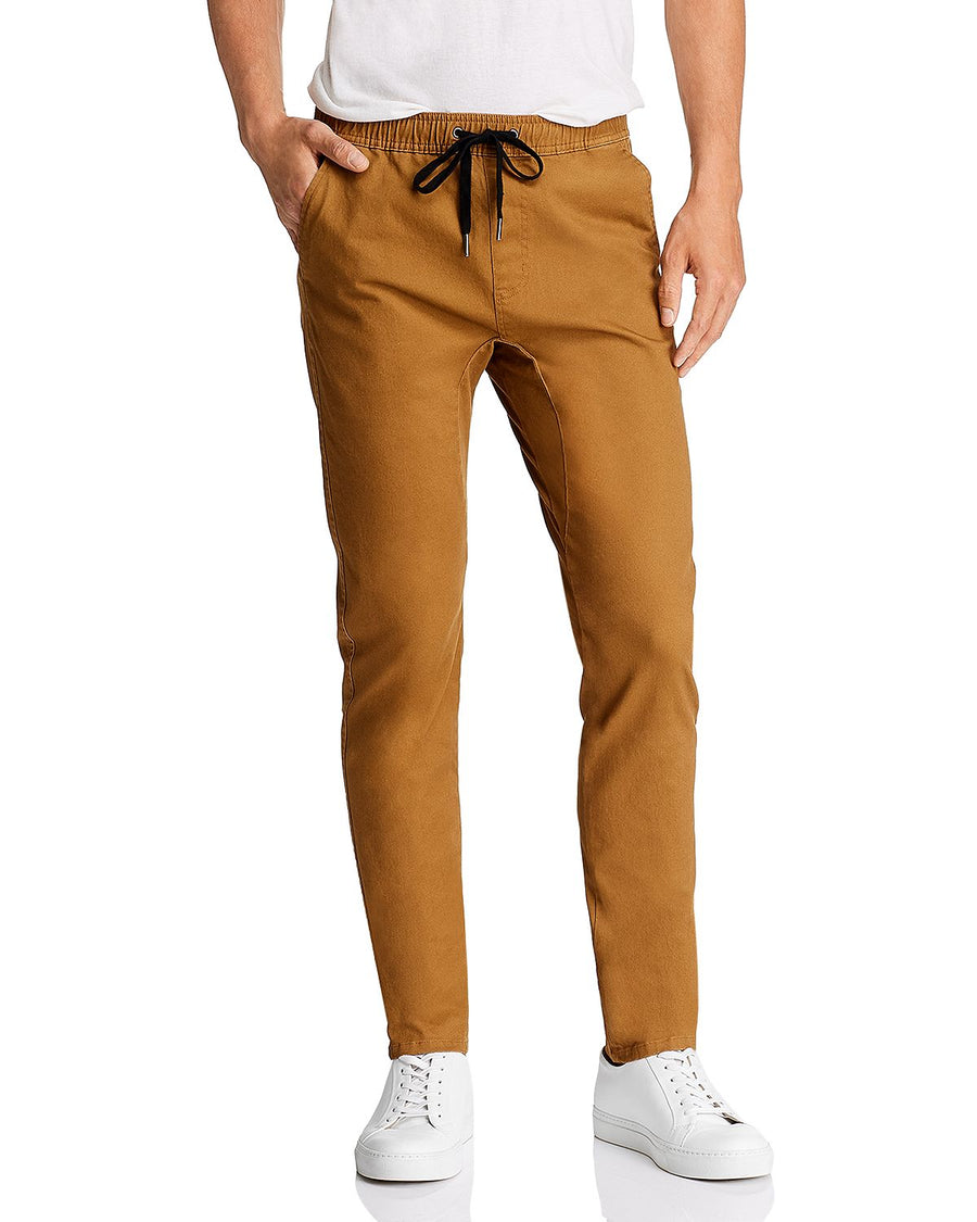 Pacific & Park Core Twill Slim Fit Jogger Pants Tobacco