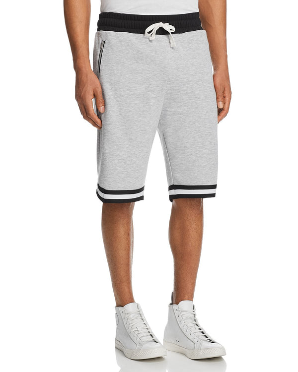 Pacific & Park Terry Fleece Basketball Shorts Heather Gray