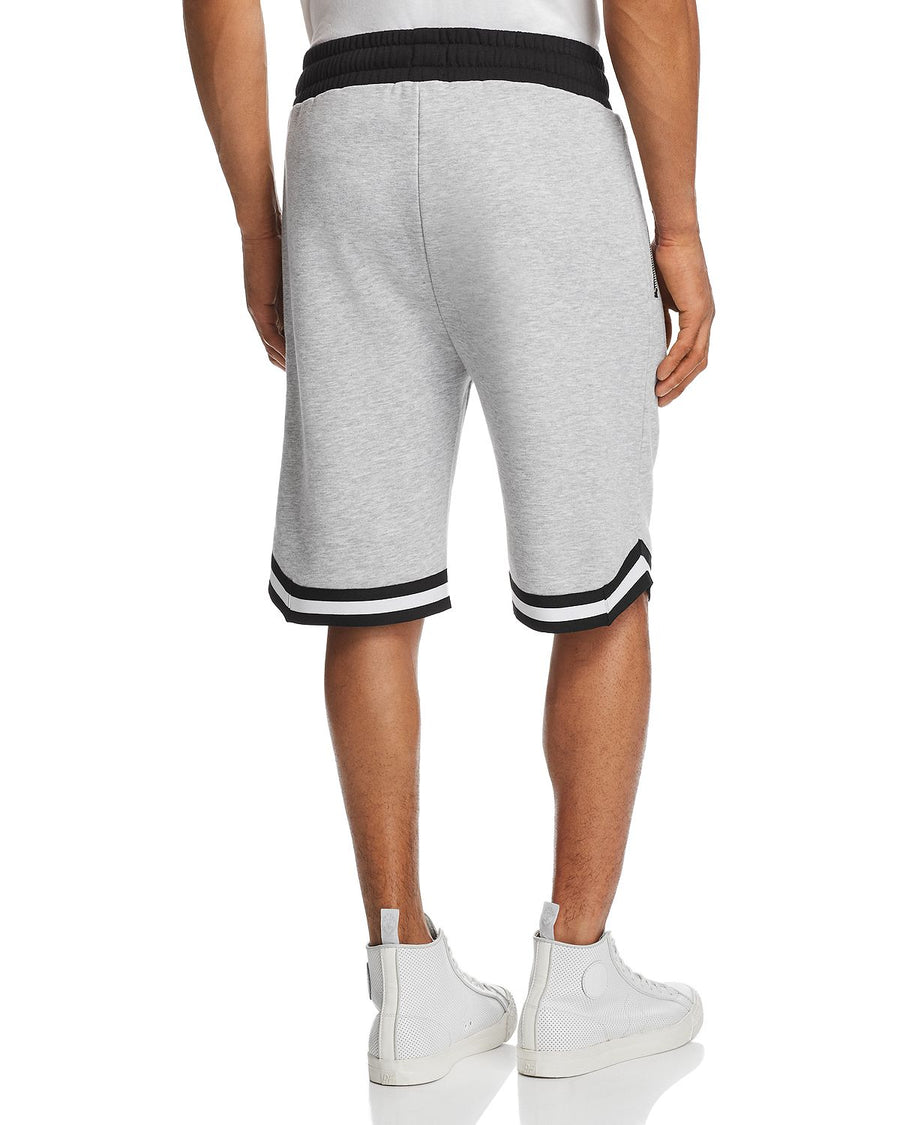 Pacific & Park Terry Fleece Basketball Shorts Heather Gray