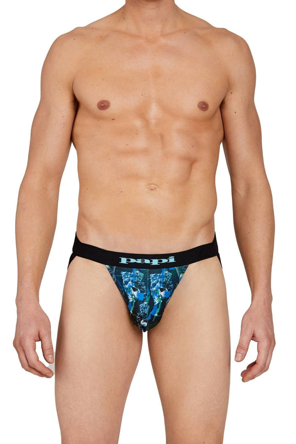 Papi Aqua Statue Print Jock