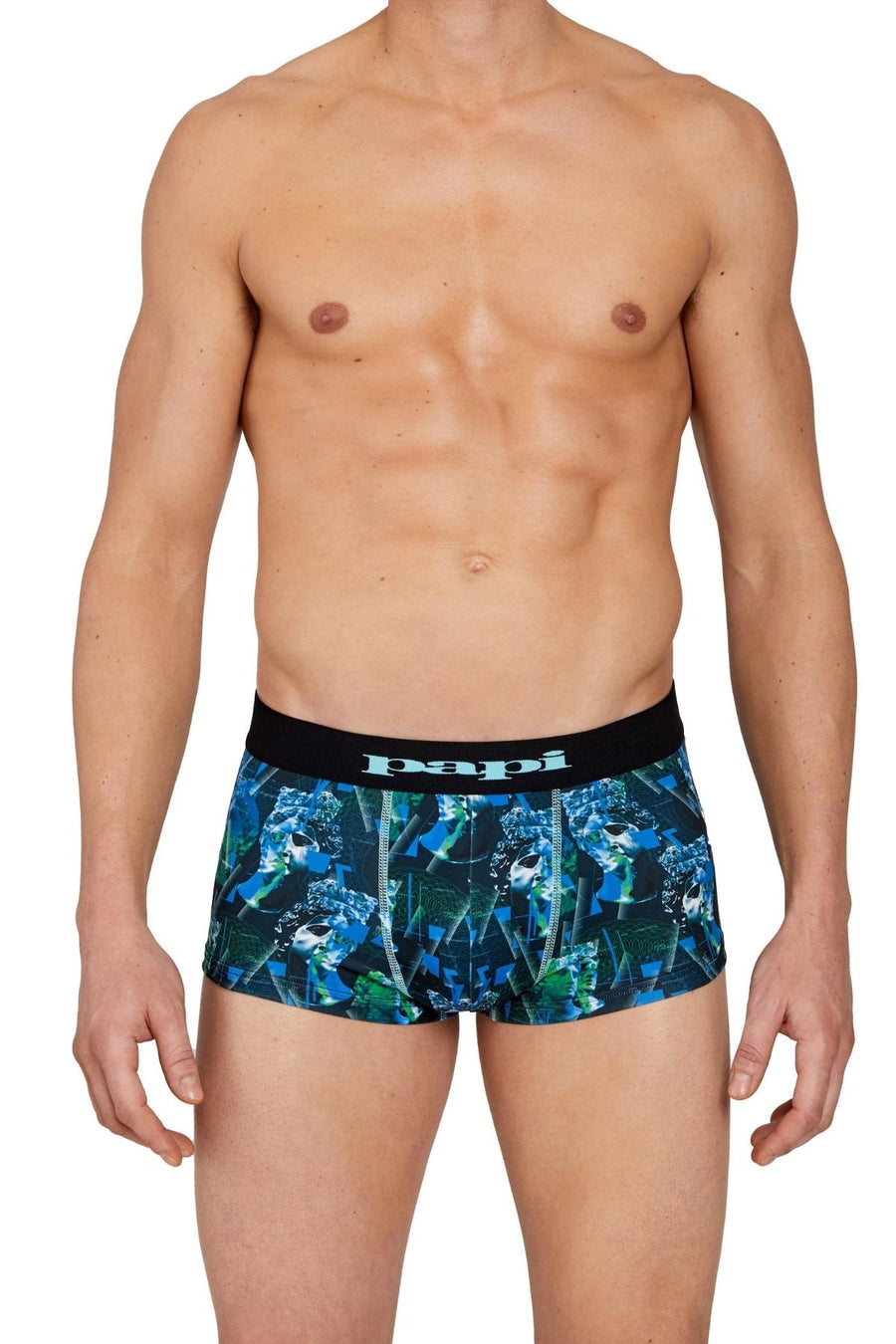 Papi Aqua Statue Print Microfiber Trunk