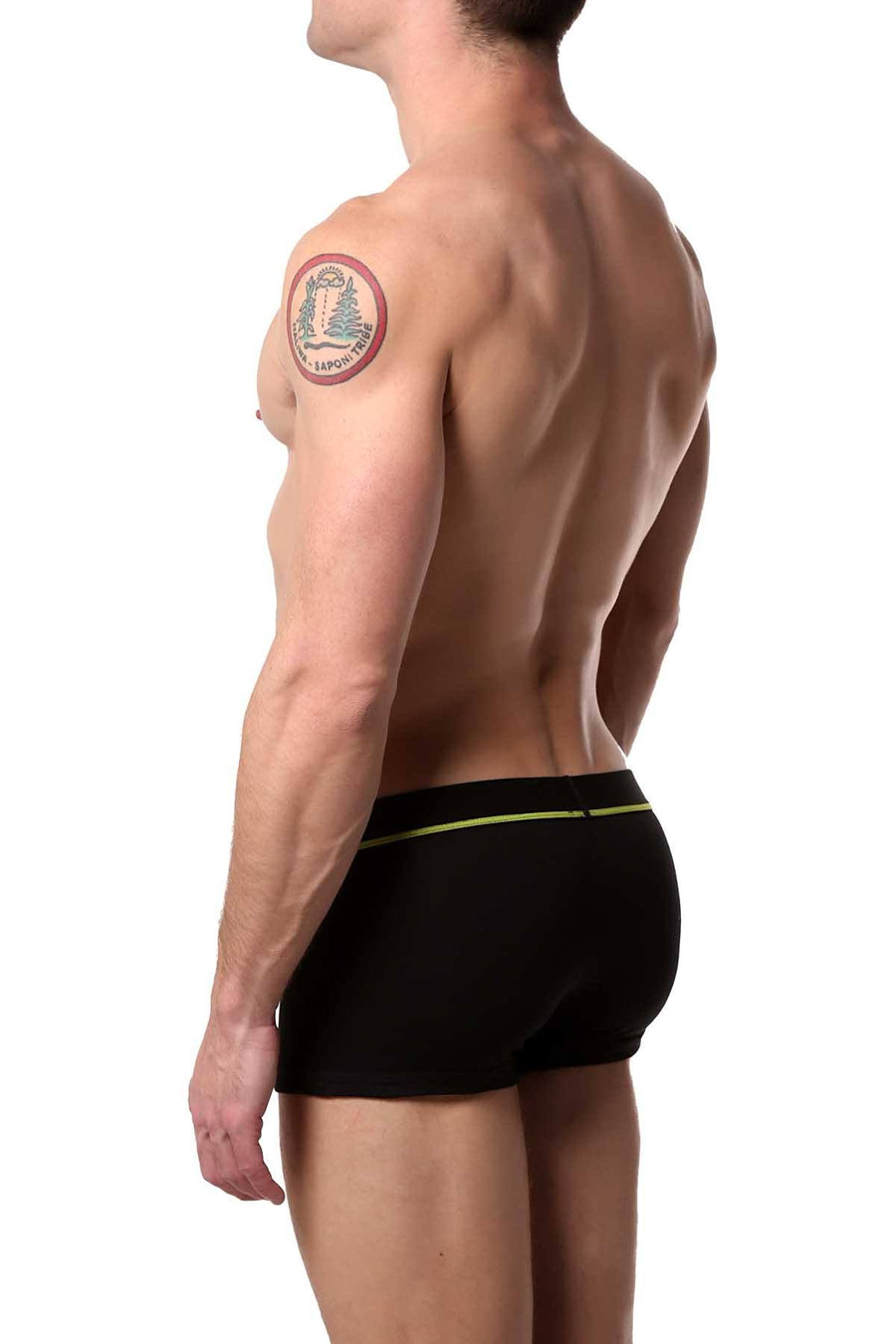 Papi Black/Grey/Lime Brazilian Trunk 3-Pack