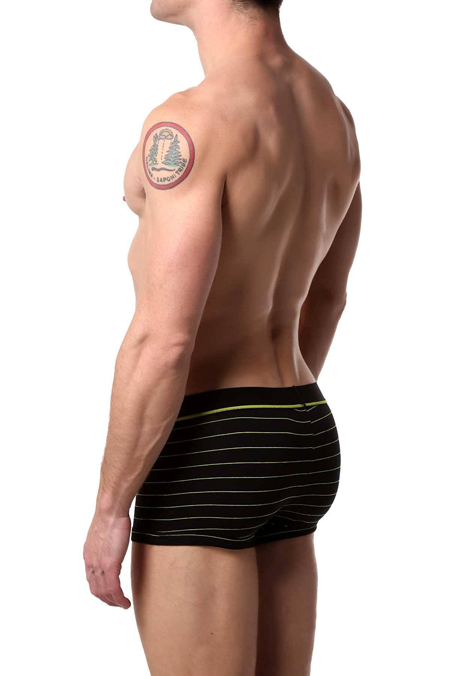 Papi Black/Grey/Lime Brazilian Trunk 3-Pack
