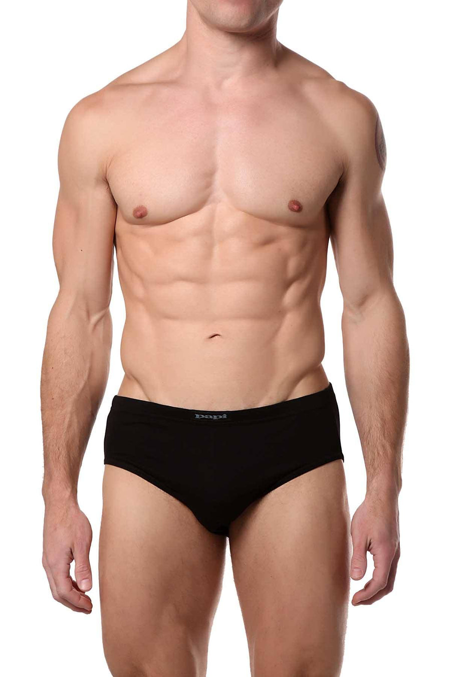 Papi Black/Grey Low-Rise Brief 5-Pack