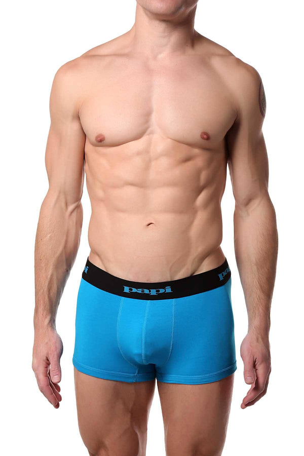 Papi Black/Grey/Teal Brazilian Trunk 3-Pack